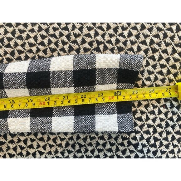 Veronica Beard Miller Black White Gingham Double Breasted Linen Tweed Dickey 2 - Picture 13 of 13
